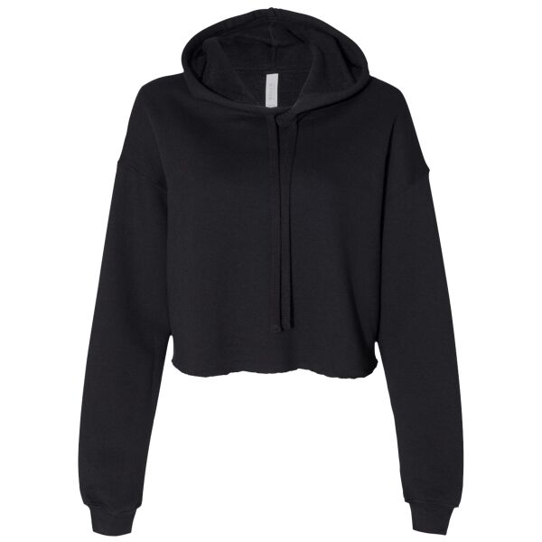Women's Crop Fleece Hoodie Sweatshirt Thumbnail