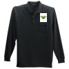 Long Sleeve Silk Touch Polo with Pocket Thumbnail