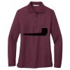 Ladies Silk Touch Long Sleeve Polo Thumbnail