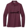 Ladies Silk Touch Long Sleeve Polo Thumbnail