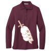 Ladies Silk Touch Long Sleeve Polo Thumbnail