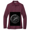 Ladies Silk Touch Long Sleeve Polo Thumbnail
