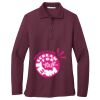 Ladies Silk Touch Long Sleeve Polo Thumbnail