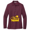 Ladies Silk Touch Long Sleeve Polo Thumbnail