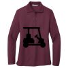 Ladies Silk Touch Long Sleeve Polo Thumbnail