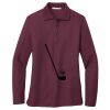 Ladies Silk Touch Long Sleeve Polo Thumbnail