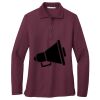 Ladies Silk Touch Long Sleeve Polo Thumbnail
