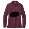 Ladies Silk Touch Long Sleeve Polo Thumbnail