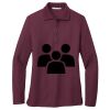 Ladies Silk Touch Long Sleeve Polo Thumbnail
