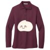 Ladies Silk Touch Long Sleeve Polo Thumbnail