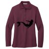 Ladies Silk Touch Long Sleeve Polo Thumbnail